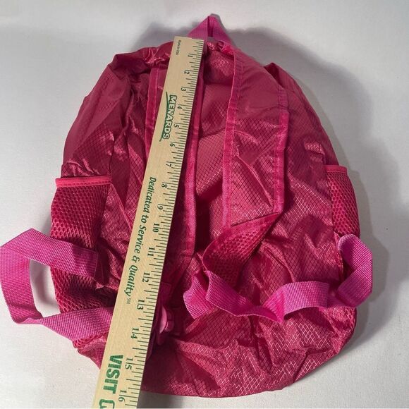 Happy Travel bag lightweight compact travel backpack folds in zip pouch - Picture 4 of 4